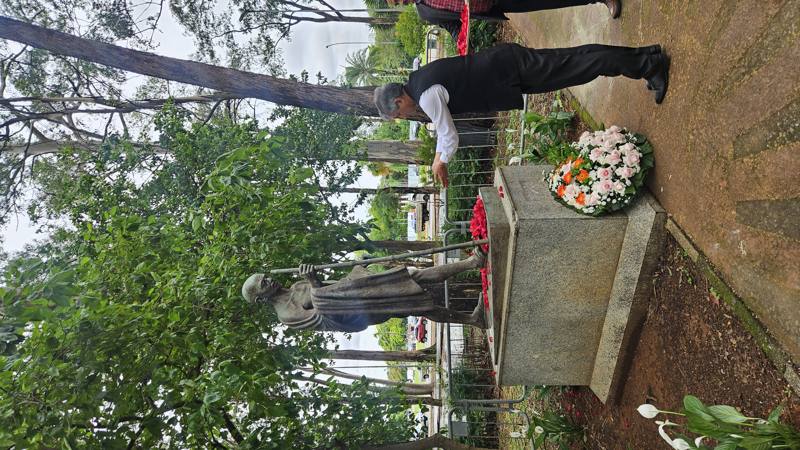 Floral Tribute to Mahatma Gandhi on his death anniversary - 30 January 2026.